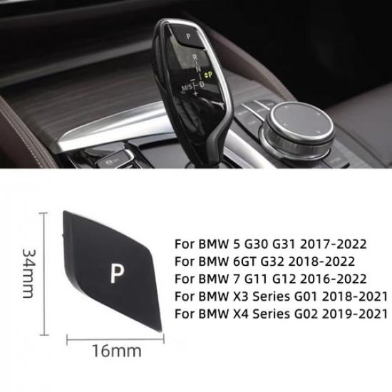 

Замена ручки рычага переключения передач и кнопки P из ABS для BMW 5 7 Серии G30 G31 G11 Black - LHD