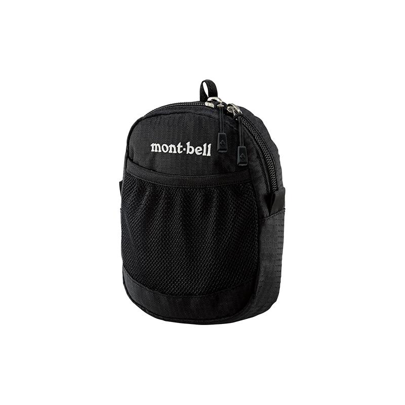 MONTBELL 1L Multifunctional Stylish Versatile Nylon Shoulder Bag Belt Bag Unisex Couple Black
