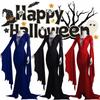 Trendy New Halloween Sexy V Neck Dress With Flare Sleeves Available In Red Black And Blue Sizes S To 5xl For A Chic Retro Look
