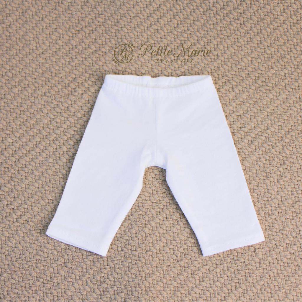 [Petite Marie] 13 DD Compatible 34 Length Leggings White Tights Fitness Pants Leggings Daily Pants Casual Pants 60cm Doll BJD Doll Clothes [Petite