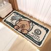 Cute Bedside Cashmere Carpet Capibara Imitation Cashmere Floor Mat,anime Rug