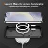 Armor Shockproof Carbon Fiber Texture Phone Case For Samsung S25 Ultra S25 S24 S23 Ultra Plus For Magsafe Magnetic Hard Cover