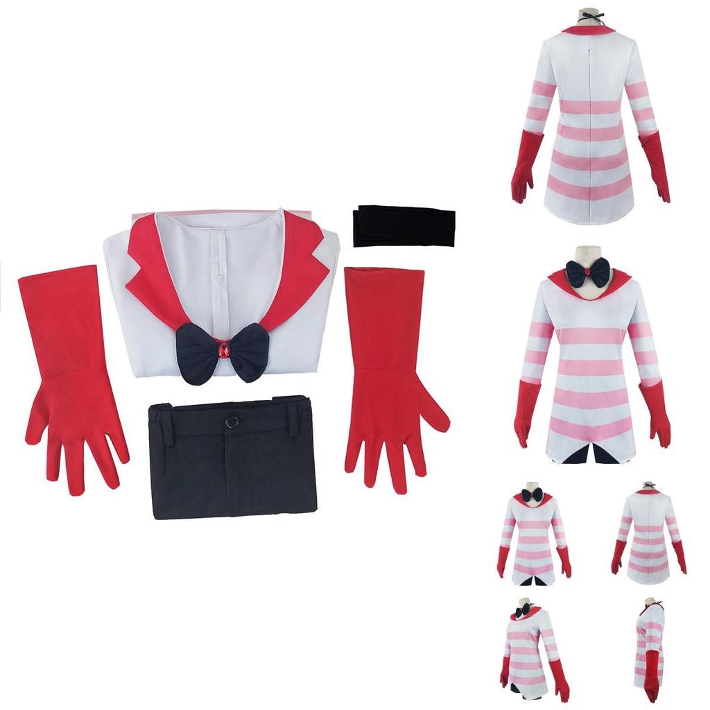 High-quality Hazbin Hotel Dust Angel Costume With Fashionable Appeal For Unisex Wear