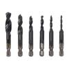 Wood Drilling Tools Composite Tap Set 6 Piece Set Enhanced Functionality Integrated Storage Box For Woodworking 4*0.7