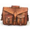 """Men's Leather Vintage Brown Messenger Shoulder Laptop Briefcase Bag New"""