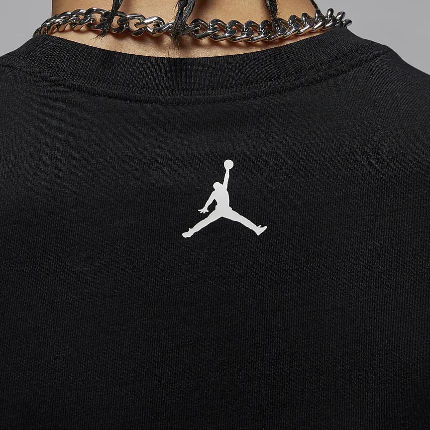 Jordan MVP Jumpman Logo Crew Neck Comfortable Short Sleeve T-Shirt Men Tops Black FZ1920-010
