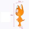 Minso Cute Orange Anime Cat Plush Doll with Soft Fabric
