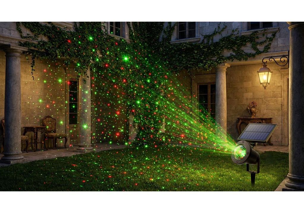 Waterproof Solar Starry Sky Lights for Outdoor Christmas and Courtyard Décor