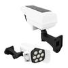Solar LED Wall Light Simulated Camera Induction Lamp Remote Control Garden Street White Light