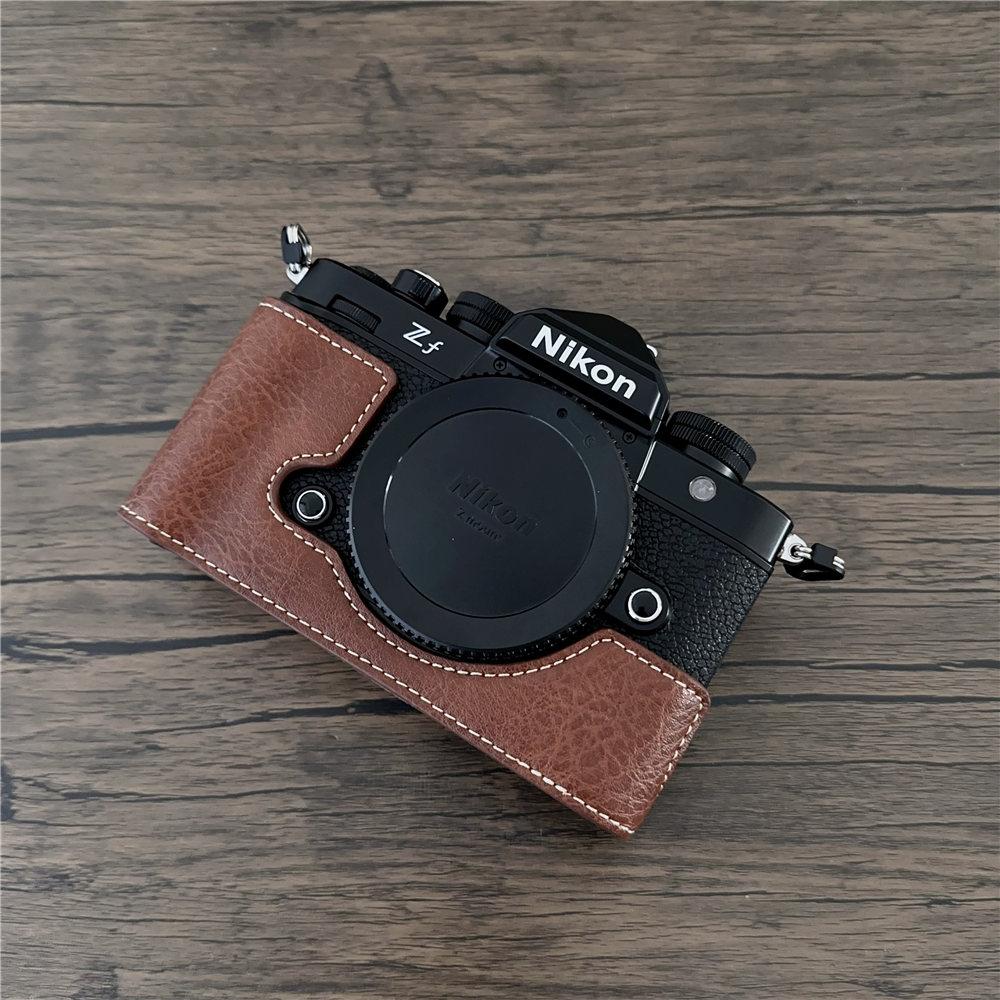 

Получехол для камеры из ПУ кожи для Nikon Zf ZF с отверстием для батареи, нижняя крышка