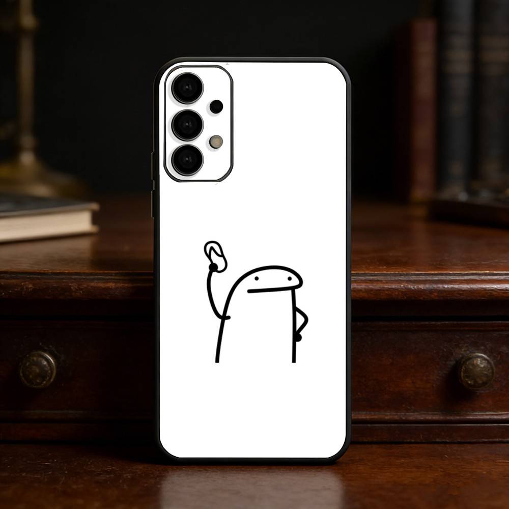 F-Flork Stick Figure Memes phone Case For Samsung S25,24,21,22,23,30,Ultra,20,Plus,Fe,Lite,Note Soft Black Cover