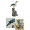 Mediterranean-style Coastal Standing Seagull Figurine Bird Statue Home Houses Decoration Craft Landscaping Decor DIY