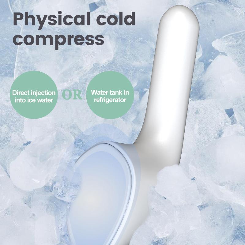 New Handheld Plastic Face Massager Hot Cold Compress Facial Hammer Skin Care Tool for Wrinkle Lifting and Beauty Products