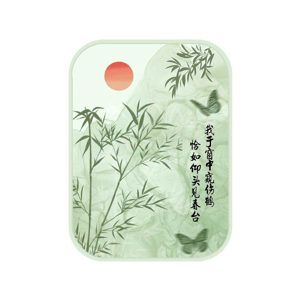 Contact Lens Case Bamboo Contact Lens Storage Box Eyewear Cases And Bags Portable Portable Lens Container For Home Storage зелёный