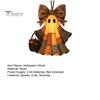 Durable Festival Party Supplies Lighted Vintage Patchwork Ghost Door Hanger, Rustic Farmhouse Figurine, LED Light Up Resin Wall Ornament Halloween