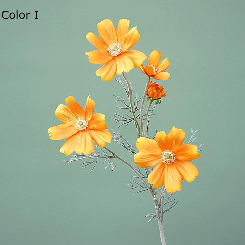 

5pcs Gesang Flower Branch Artificial Flowers for Home Wedding Decoration Flores Artificiais Indie Room Decor