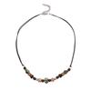 Ethnic Style Ceramic Beaded Necklace - Women's Versatile Clavicle Chain, European & American Jewelry.