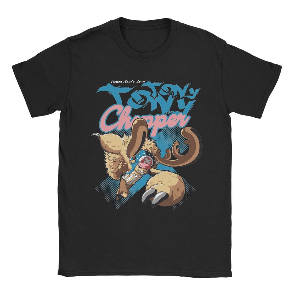 Casual Cute Tony Tony Choppers TShirt Men O Neck 100 Cotton T Shirt Japanese Anime Short Sleeve Tee Shirt Gift Idea Tops