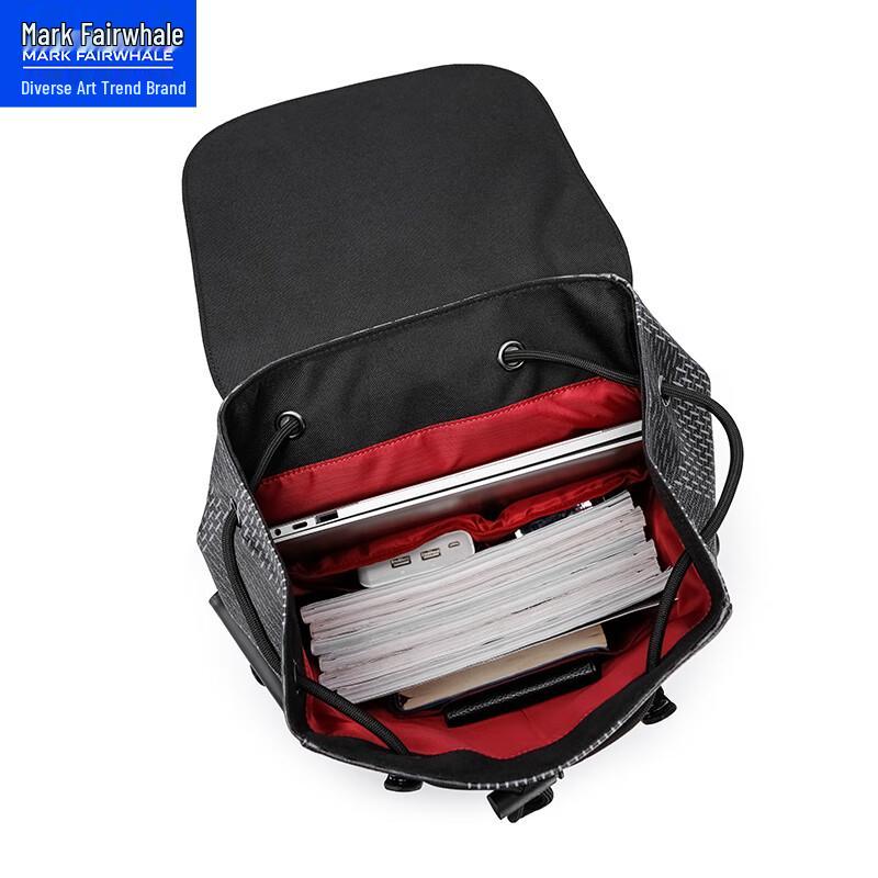 Mark Fairwhale Large Plaid Backpack