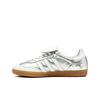 Adidas Originals Samba LT Leather Low top Skateboard Shoes Unisex Silver White IG4279(Team768-)