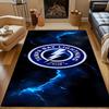Tapete Padrão com Logo do Tampa Bay Lightning, Tapete Antiderrapante Adequado para Sofás de Sala de Estar e Quarto
