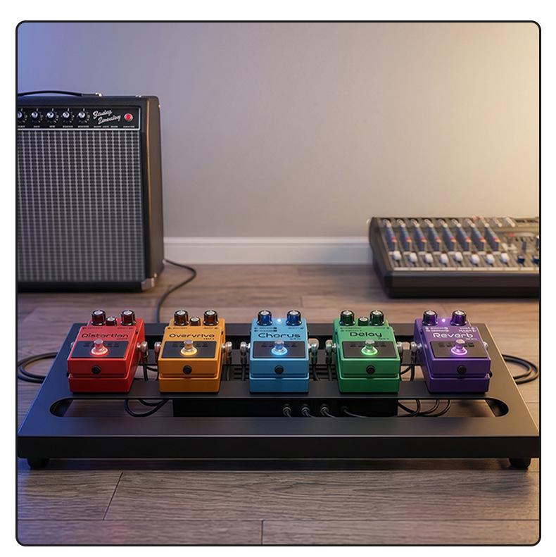 Electric Guitar Effect Pedal Holder - Single Pedalboard & Musical Instrument Accessory