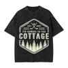 I'm Coming To The Cottage Heated Rivalry Quote Washed T Shirts Streetwear Hip Hop Fashion T-Shirts Tee Shirt Men's Women Summer