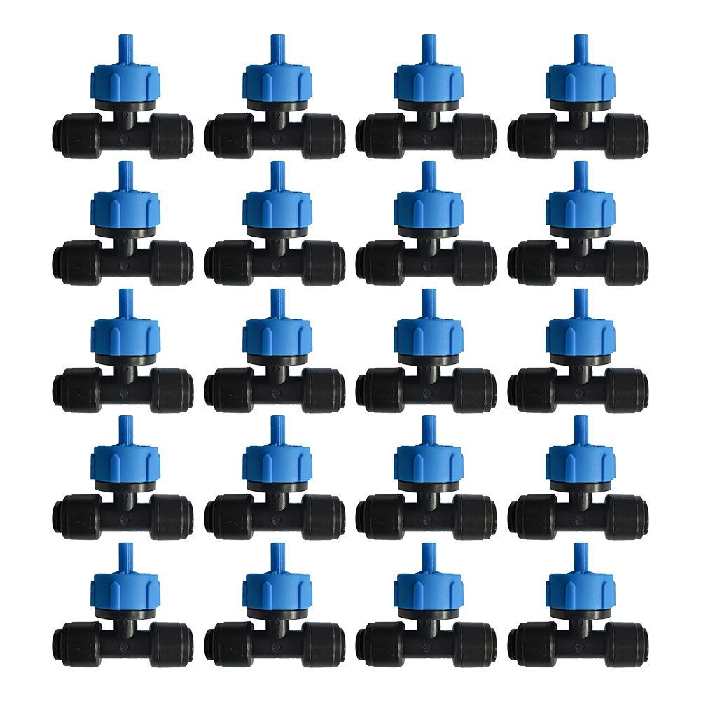 30pcs Adjustable 360° Drip Emitters For Efficient Garden Irrigation System Adjustable Irrigation Drippers Sprinklers