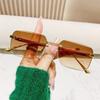 Small Square Luxurious Sunglasses Women Men Brand Designer Fashion Sun Glasses Female Male Casual Rimless