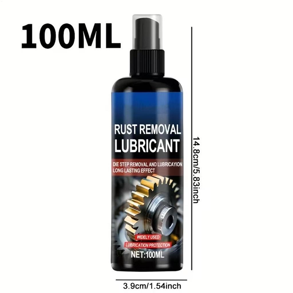 Metal Rust Remover Lubricant Spray Multi-Purpose Brake & Chain Degreaser Friction-Reducing Formula with Corrosion Heavy-Duty
