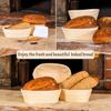 1 Set, Gärkörbchen-Set, ovaler, aus Rattan geflochtener Brotteigkorb mit Einsatz, ideal zum professionellen und privaten Backen von Sauerteigbrot,