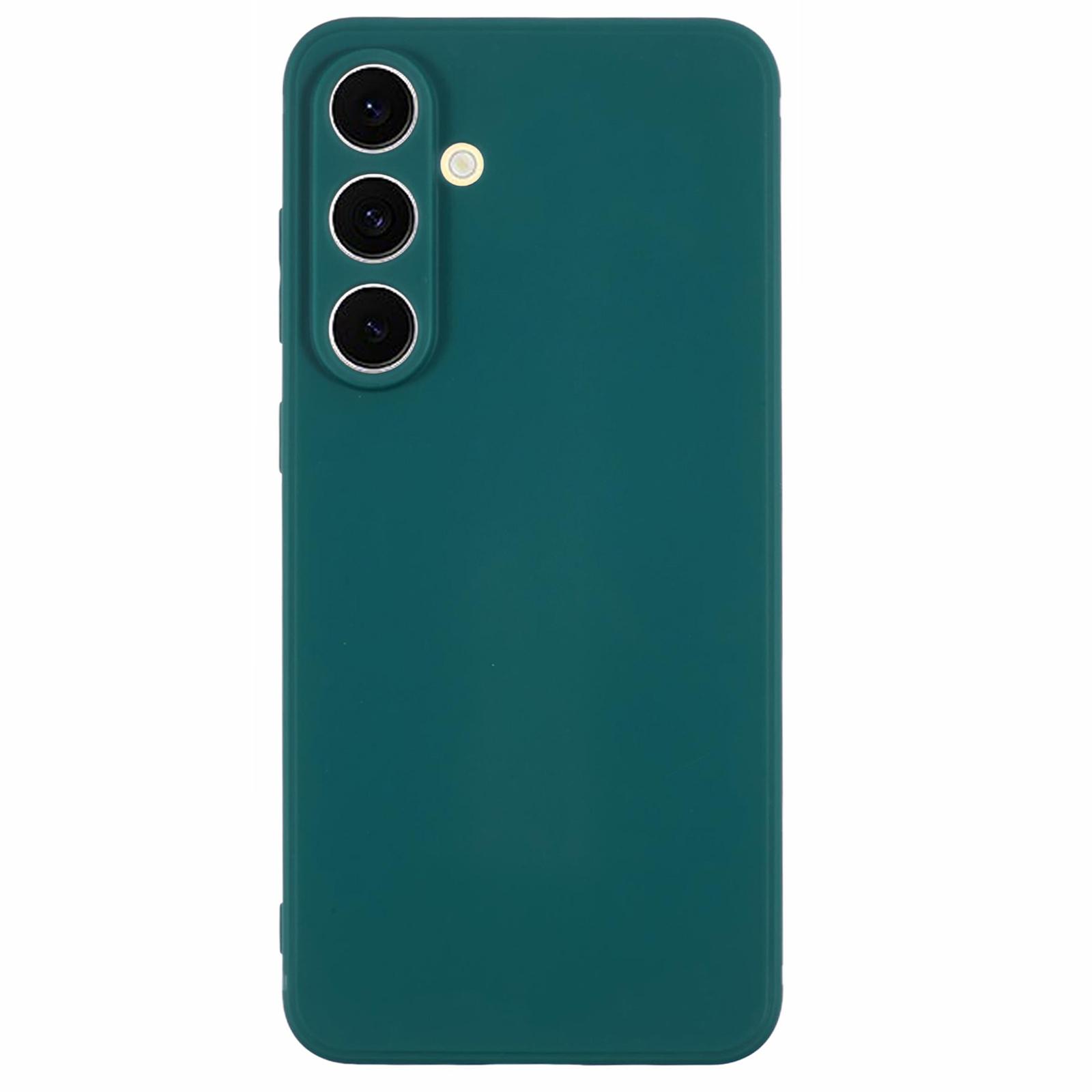 

Для Samsung Galaxy S24 FE Чохол з точними вирізами з прямим краєм ТПУ протиударний чохол для телефону Army Green