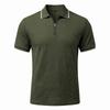 Mens Casual Shirts Short Sleeve Zipper Polo Shirt Lightweight Mens Summer Shirts Comfortable Fit Shirt Mens Casual Style for Everyday Wear