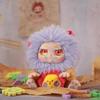 Jujuji Series Plush Keychain  Fluffy Fur and 3D Face Design  8 Types + 2 Secret Types  17cm Sitting Type - 1 Randomly Included in Blind Box