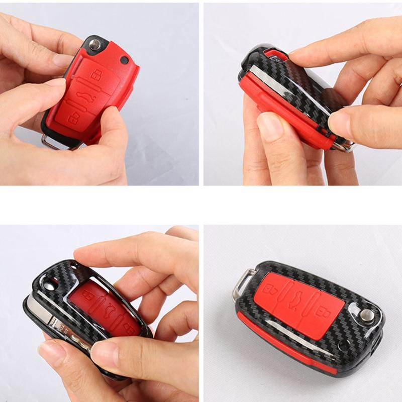 Car Key Cover Remote Control Key Protector for A4L A5 A6L A3 Q7 Q3 Q5L A8L ABS