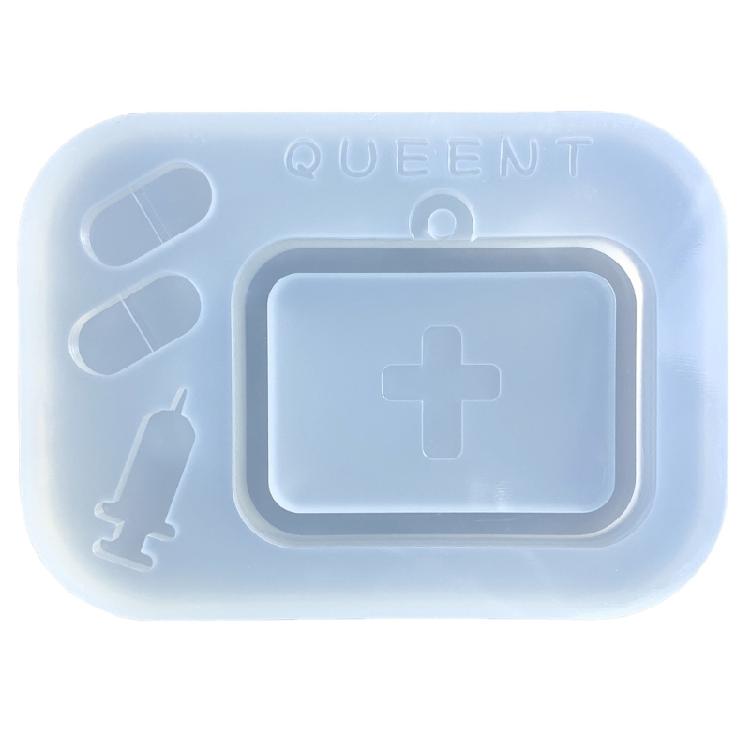 

Resin Shaker Molds,Reusable Medicine Chest Silicone Quicksand Moulds Resin Epoxy Casting Shaker Mould for DIY Crafts 1