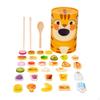 Creature Container Toy with Chopsticks Interactive Pretend Feeding Game Fine Motor Sorting