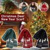 2026 New Year Christmas Gift Knitted Scarf Soft Cozy Thick Winter Windproof Warm Scarf Outdoor Motorcycles Ski Mask Scarfs