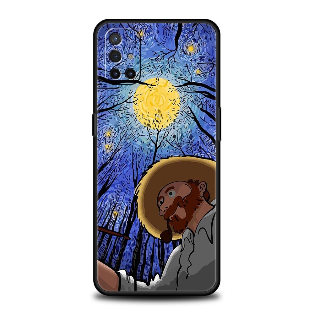 Art Aesthetic Van Gogh Starry Phone Case For OnePlus Nord CE 2 9 8 7 7T 10 Pro 9RT 9R 8T Nord N100 N200 N10 5G Silicone Cover