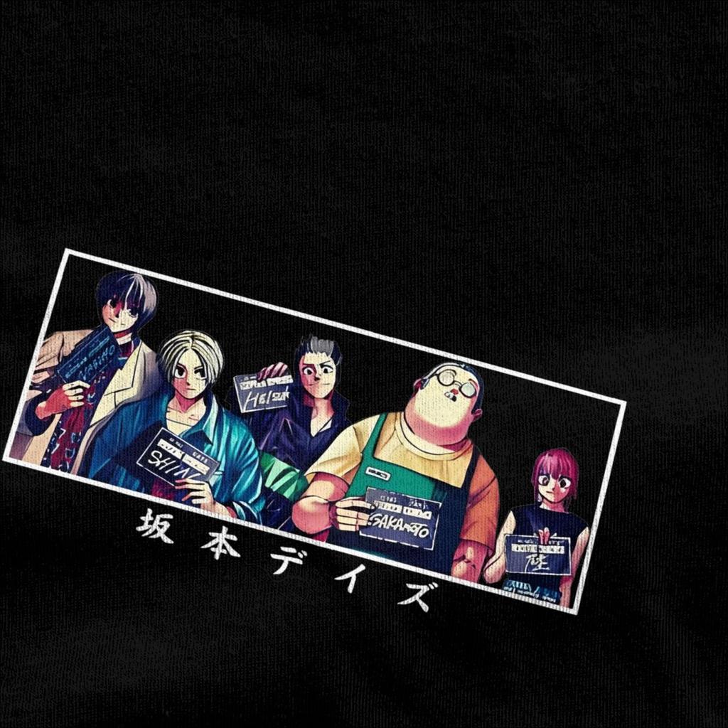 Koppel T-shirt Sakamoto Days In Japanse Anime T-shirts Hipster Zomer T-shirt Grappige Casual Katoenen Tops Cadeau-idee