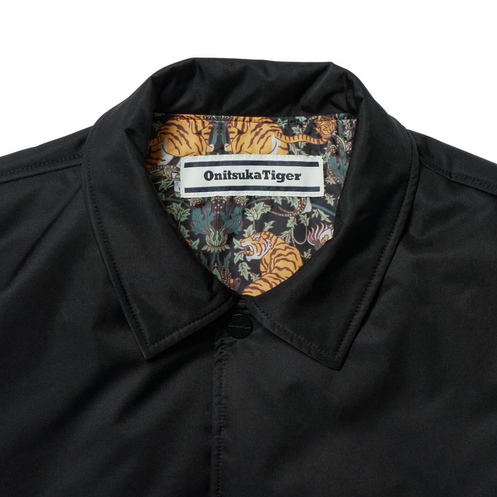New Onitsuka Tiger COACH JACKET Jackets Coats Unisex Black 2183B398-001