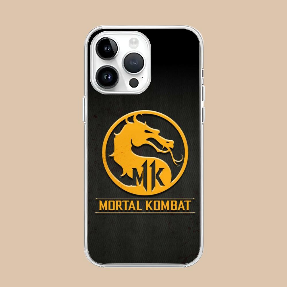 Mortal Kombat Phone Case for iPhone 16 15 14 13 12 11 X XR XS Pro Max Plus Mini Clear Transparent Cellphones Smartphone Cover