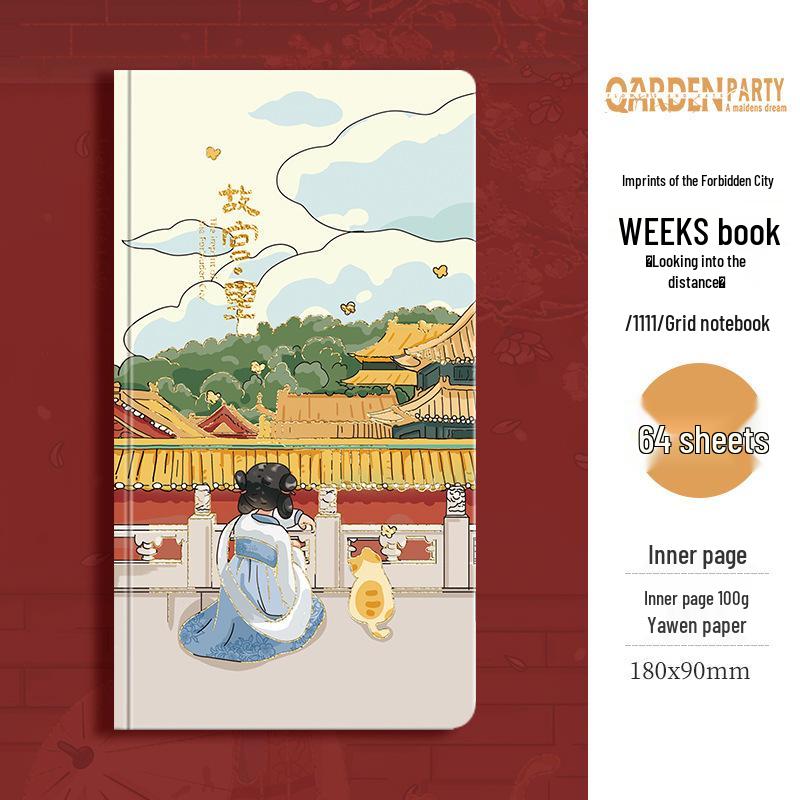 Free Shipping: High-Value Cartoon Student Planner & Grid Journal Diary