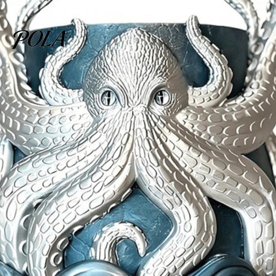 3D Printed Octopus Planter Planter, Artistic Coastal Plant Pot, Decorative Indoor Outdoor Container for Cactus, Succulents, Unique Desk Accessory Sun