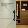 Sliding Barn Door Handle Double Sided Black Barn Door Pull Handle For Gates Garages