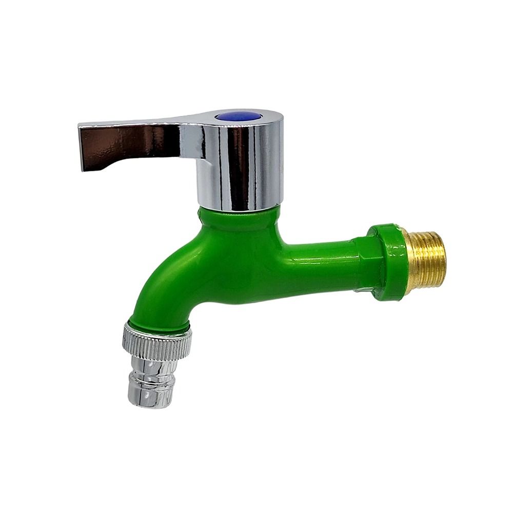 1Pcs Wall Mounted Plastic Faucet 1/2" Male Water Hose Quick Connector  Garden Balcony