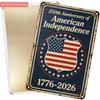 Tin Sign Th Anniversary of American Independence Vintage Metal Wall Decor Plaque Rustic Patriotic USA Flag Star Eag