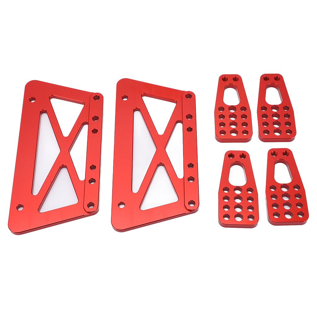 RC Metal Alloy Chassis Lift Plate Set Kit for   SCX10 1Celsius10 RC Model Car Parts