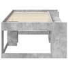 Children s Bed Frame with Storage Space Concrete Grey 75 x 190 cm