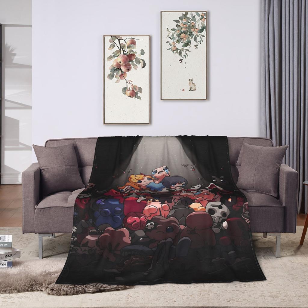 The Binding of Isaac Flannel Blankets Winter Warm Soft Bedding Throws for Children Outdoor Print Bedspread Sofa Bed Cover